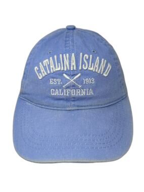 Lucky 7 Catalina Island California Blue Baseball Cap One Size Embroidered Hat